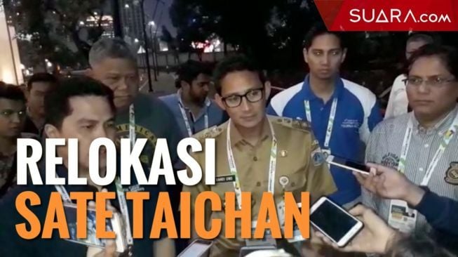 Sandiaga Bakal Relokasi Pedagang Sate Taichan dari Sekitar GBK