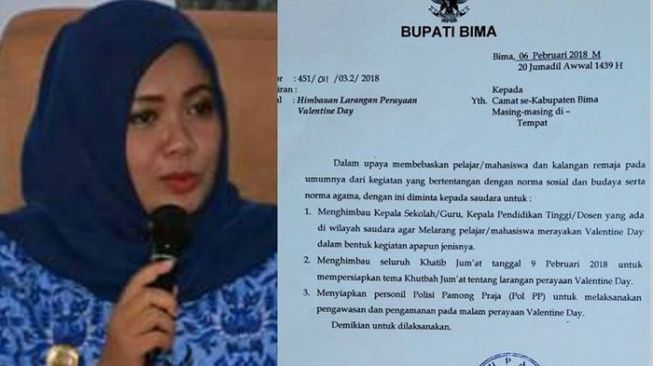 Dikritik! Wali Kota dan Bupati Bima Larang Perayaan Valentine