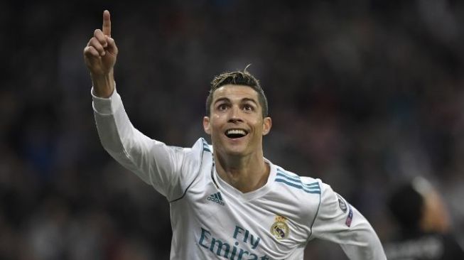 Cristiano Ronaldo rayakan gol ke gawang PSG [AFP]