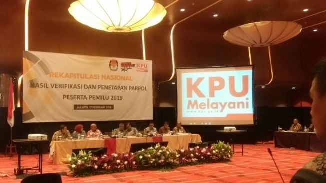 KPU Tetapkan 14 Partai Peserta Pemilu 2019, Minus PKPI dan PBB