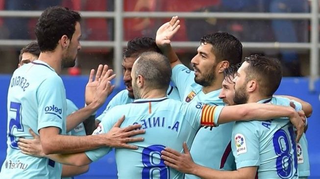 Taklukkan Eibar, Barca Besutan Valverde Samai Rekor Tim Guardiola