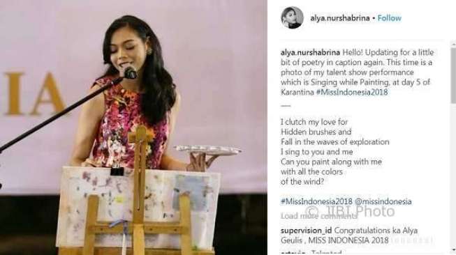 MISS INDONESIA 2018 : Tak Cuma Cantik, Alya Nurshabrina Punya Segudang Prestasi