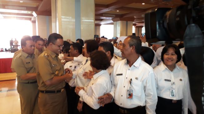 Anies Minta 696 PNS Baru DKI Jakarta Tak Korupsi