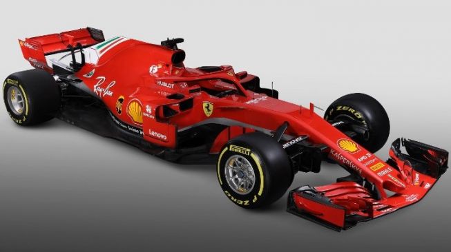 Mobil Ferrari untuk F1 2018 (AFP)