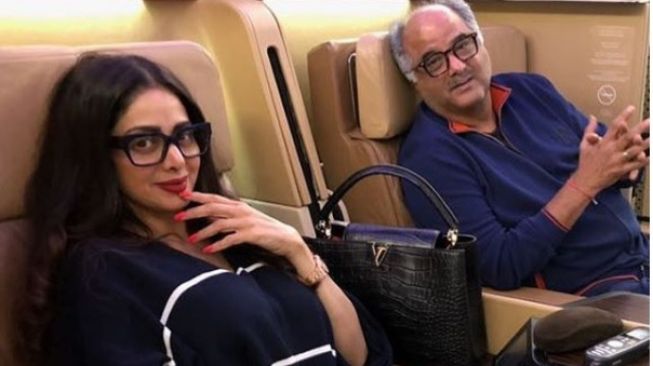 Sridevi dan suami, Boney Kapoor. (Instagram)