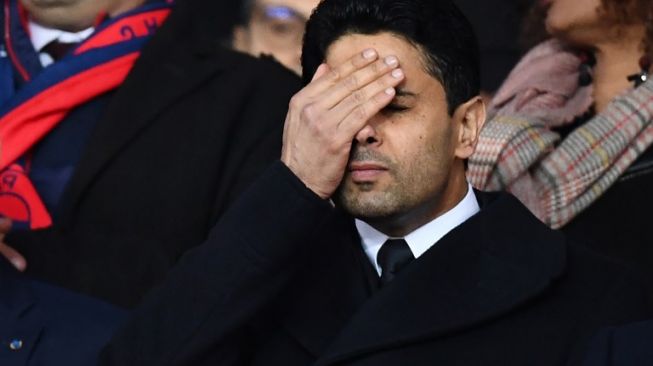 Presiden klub PSG Nasser Al-Khelaifi [AFP]