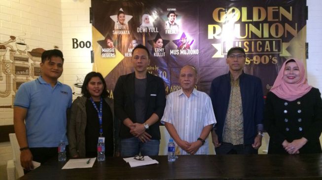 Konfrensi pers Konser "Golden Reunion Musical 80's-90's". (istimewa)