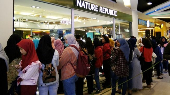 Nature Republic buka gerai baru. (suara.com/Firsta Putri Nodia)