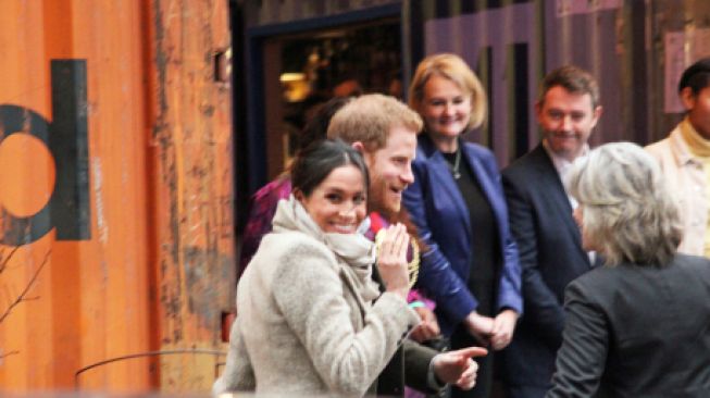 Meghan Markle bersama Pangeran Harry. (Shutterstock)