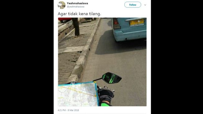 Dilarang Pakai GPS, Ojol Ini Punya Cara Ampuh