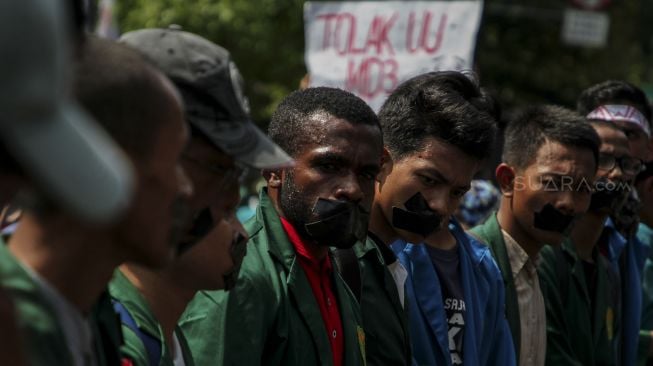 Demo Tolak RUU KUHP di DPR Dijaga 5.500 Personel Gabungan