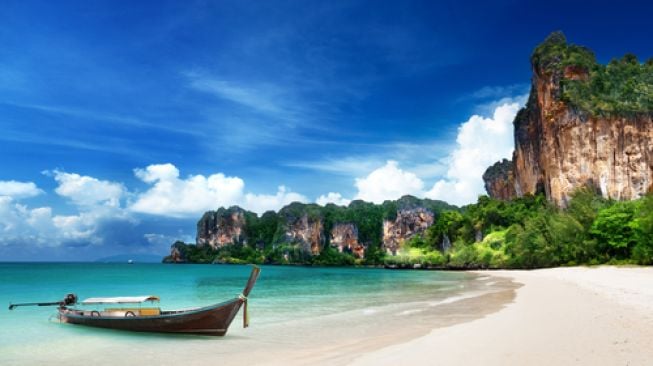 Pantai di Thailand. (Shutterstock)