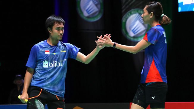 Hafiz/Gloria Taklukkan Tontowi/Liliyana di All England