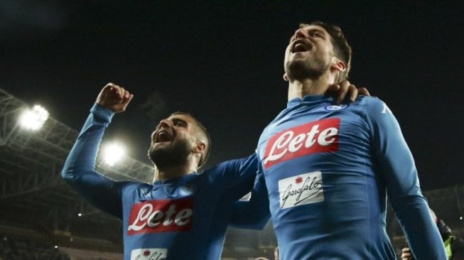 Atasi Genoa di San Paolo, Napoli Perkecil Jarak dengan Juventus