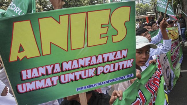 FPI Nilai Ormas Islam Pendemo Anies Tak Paham Kerja Gubernur