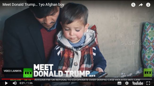 Bernama Donald Trump, Bocah Afghanistan Ini Diancam Dibunuh