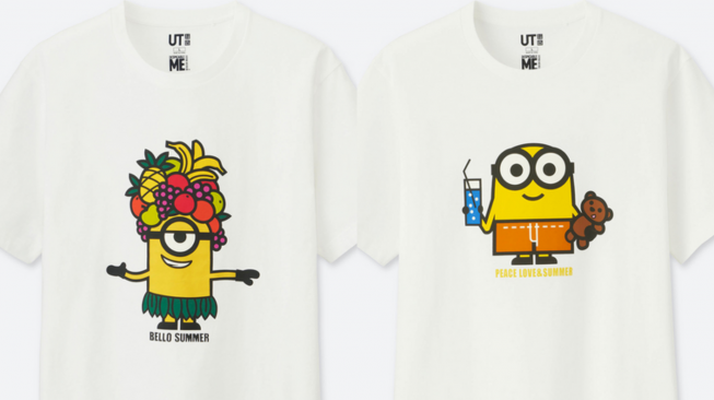 Tampil Menggemaskan dengan Kaus Minion Terbaru dari Uniqlo