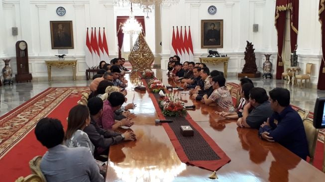 Jokowi Kedatangan Musisi di Istana, Ini yang Dibicarakan