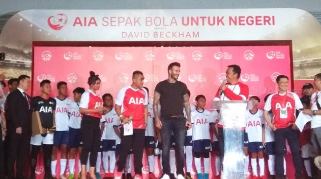 Kunjungi Indonesia, David Beckham Diajak Menpora Makan Satai