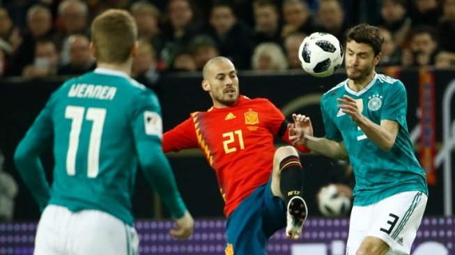 Hadapi Argentina, Spanyol Tanpa David Silva