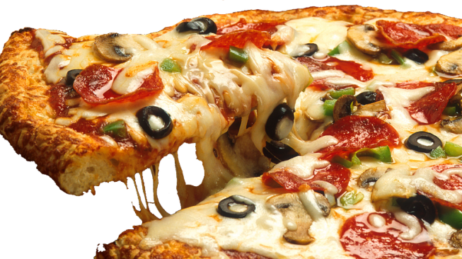 Ilustrasi pizza dengan keju terbanyak di dunia. (Pixabay)