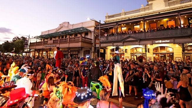 Fremantle International Street Arts Festival di Perth. (Fremantle International Street Arts Festival)