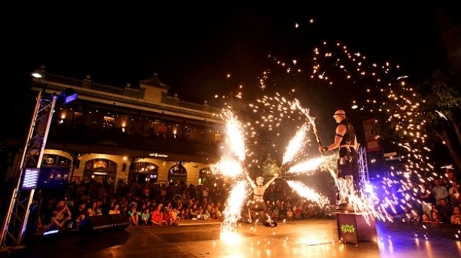 Fremantle International Street Arts Festival di Perth. (Fremantle International Street Arts Festival)