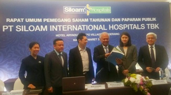 2017, Laba Bersih Siloam Internasional Hospitals Rp93,6 Miliar
