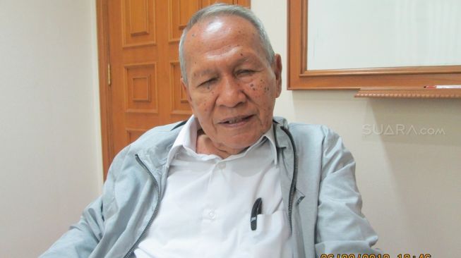 Ketua Gabungan Produsen Rokok Putih Indonesia (Gaprindo), Muhaimin Moefti. [Suara.com/Adhitya Himawan]