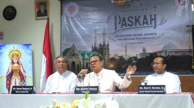 Paskah 2018, Keuskupan Agung Jakarta Sebar Kebhinekaan