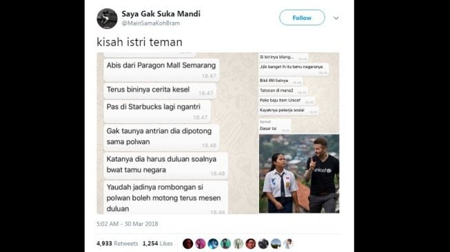 Curhat Ibu-ibu Diselak Antrian Tamu Negara, Isinya Bikin Ngakak