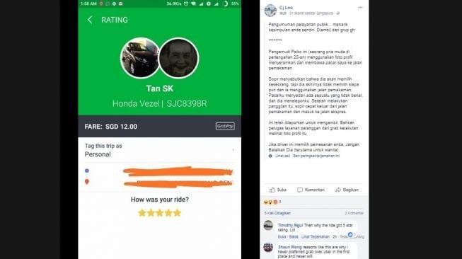 Ngeri.. Driver GrabHitch Bawa Penumpang Perempuan ke Pemakaman