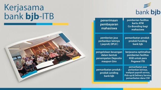 Bank BJB dan ITB Kerja Sama Layanan Pembayaran Pendidikan