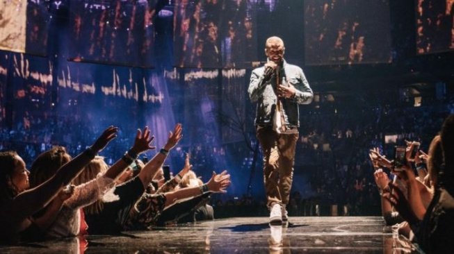 Justin Timberlake di atas panggung (justintimberlake/instagram)
