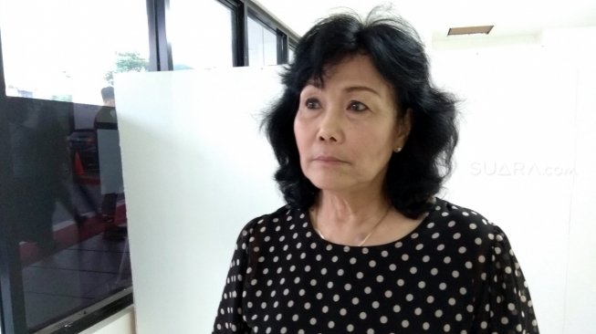 Legenda bulutangkis nasional, Imelda Wiguna. [Suara.com/Arief Apriadi]