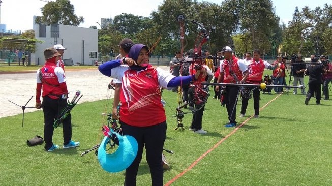 Belum Dapat Izin di GBK, Tim Panahan Gelar Pelatnas di Lapangan Cijantung