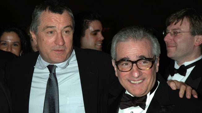 Martin Scorsese dan Robert DeNiro di Gotham Hall, NY, 15 November 2004 (shutterstock)