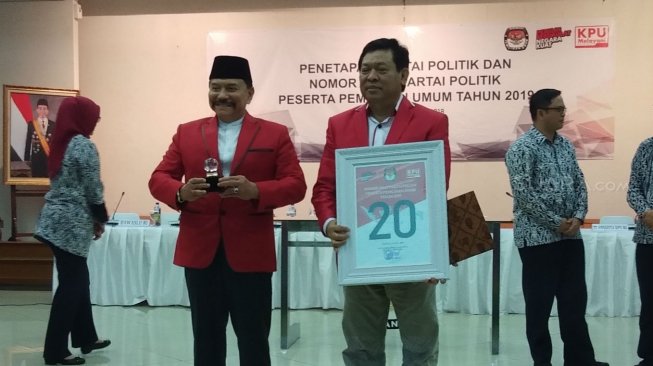 PKPI Nomor Urut 20, Hendropryiono: Sudah Pasti yang Terindah