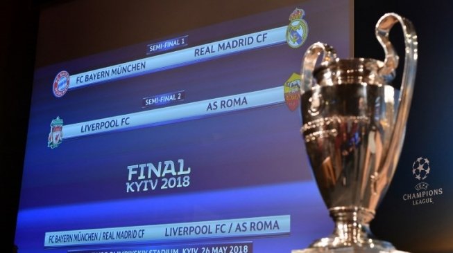 Bayern Tantang Madrid, Liverpool Hadapi Roma di Semifinal