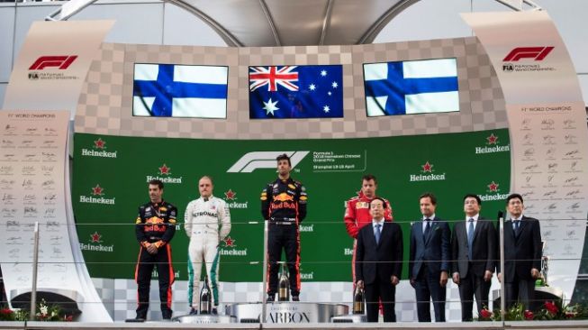 Bikin Kejutan, Ricciardo Petik Kemenangan Pertama di Formula 1