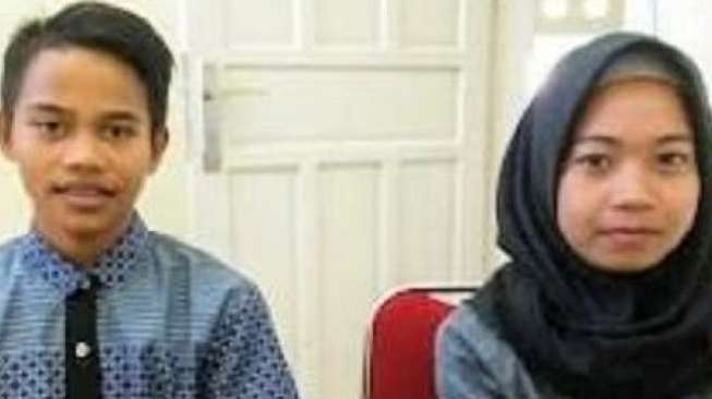 Bocah SMP ini Daftar Jadi Pengantin ke KUA Bersama Kekasih Viral di Media Sosial