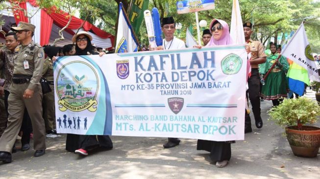 Pawai Taaruf MTQ XXXV Jabar. (Sumber: Istimewa)