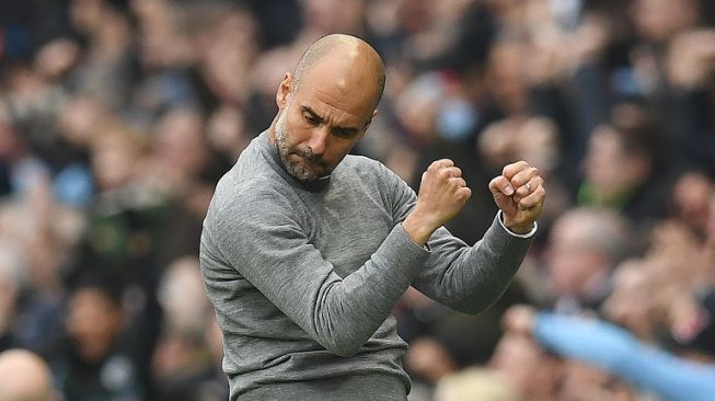 Manajer Man City Josep Guardiola [AFP]