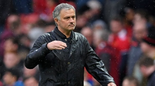 Manajer Manchester United, Jose Mourinho (AFP/PAUL ELLIS)