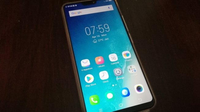 Vivo V9. [Suara.com/Aditya Gema Pratomo]