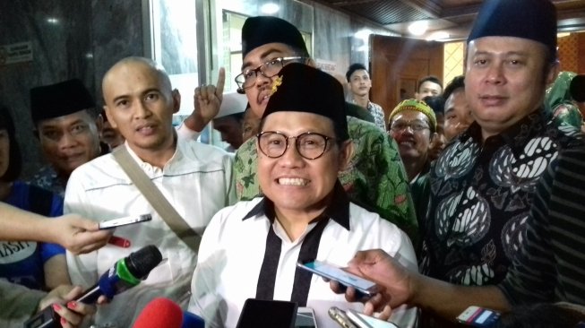 Ketua Umum DPP PKB, Muhaimin Iskandar (Cak Imin). (suara.com/Dian Rosmala)