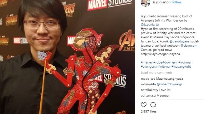 Keren... Komikus Ini Buat Tokoh Star Wars Hingga Avangers Versi Wayang