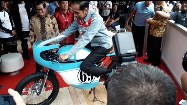 Motor Chopperland Jokowi dan Gibran Dipamerkan di IIMS 2018