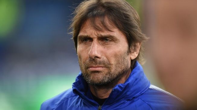 Manajer Chelsea Antonio Conte. Oli SCARFF / AFP