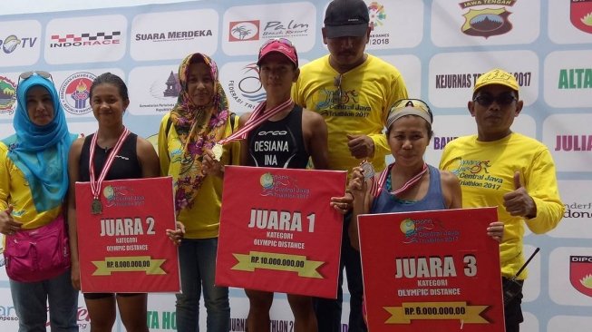 Eva Desiana mengukir prestasi di olahraga Triathlon. (Foto: Dok. Eva Desiana/Instagram)